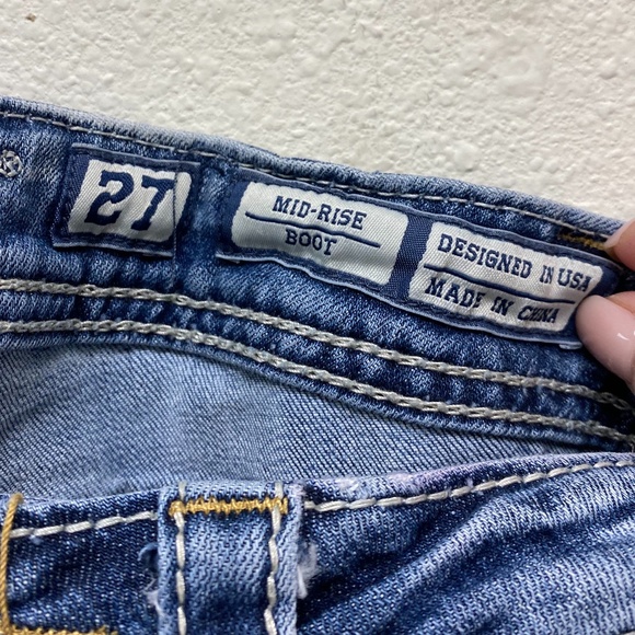 Miss Me Mid Rise Bootcut jeans size 27 - Picture 7 of 8